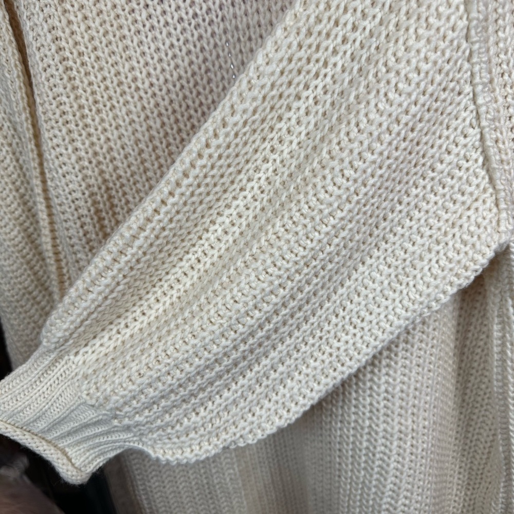 🆕 POL Cream Open-Front Sweater - Picture 8 of 9